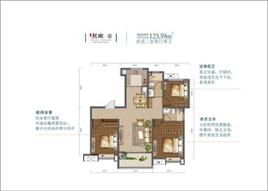 123.59㎡名邸户型